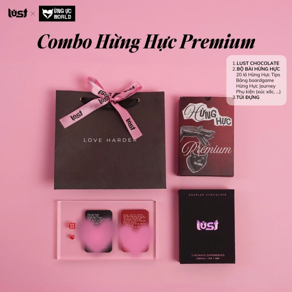 Bộ Bài Tình Yêu Hừng Hực Premium Cho Cặp Đôi, Boardgame Song Ngữ Hâm Nóng Couple Ừng Ực