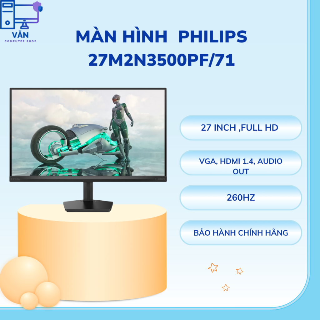 Màn hình Philips 27M2N3500PF/71 - Hàng chính hãng - Bảo hành 3 năm