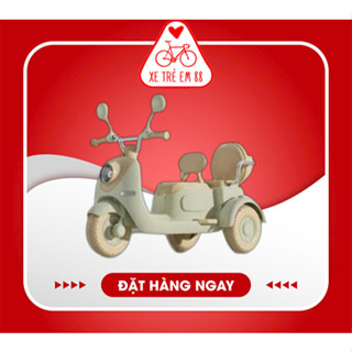 Xe máy điện xích lô dành cho bé yêu Đồ Chơi (Không có điều khiển)