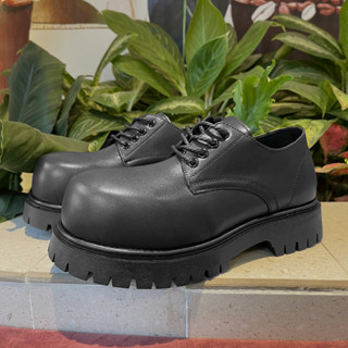 Giày chunky derby mũi cao 6cm GG1326 đế cao