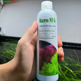 Phân Nước thủy sinh Đa Lượng Macros NPK+ - Bổ sung đầy đủ N, P, K cho bể thủy sinh