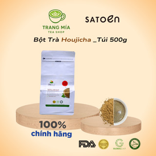 Bột trà Satoen Houjicha Special - Size 500g