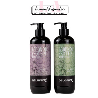  Dầu gội dầu xả ngăn gàu ngứa Delofil Pure Repair & Anti-Dandruff 500ml 800ml 