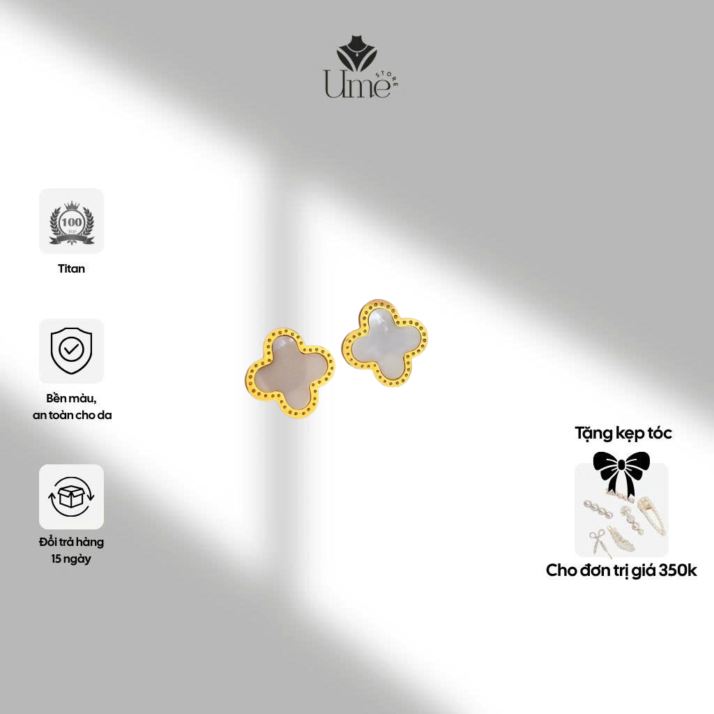 Khuyên tai Van Titan Vip bảng mini Ume Store BT2