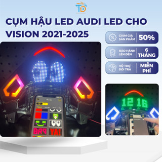  Cụm hậu led Audi led cho vision 2021-2025 hậu 3 ô hiệu ứng bảng led chỉnh qua app điện thoại bảo hành 6 tháng 
