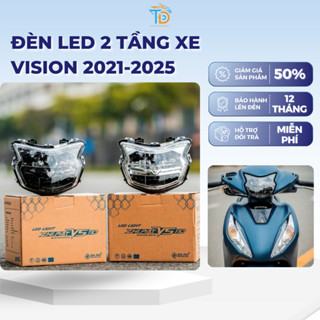  Đèn led 2 tầng xe vision 2021-2025 hàng zinpat chính hãng bảo hành 12 tháng 