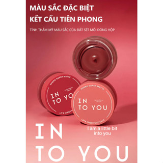 INTO YOU Son môi kiêm má hồng dạng mousse 5g màu lì trong hũ chất lượng cao(Vận chuyển nhanh tại Việt Nam)
