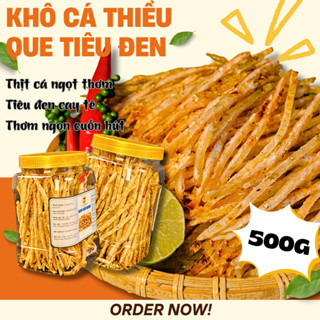  Khô Cá Thiều Tasty Hũ 500g Cá Khô Tẩm Gia Vị 