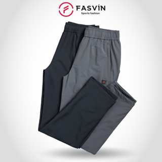 Quần Gió Thể Thao Nam 02 Lớp Fasvin QBC23616.HN Ống Suông Túi Có Khóa Tiện Dụng