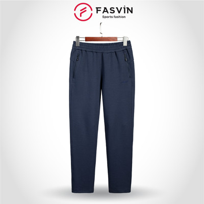 Quần nỉ xốp nam ống suông Fasvin DT24650.1.HN vải có độ dày vừa phải hàng nhà máy mềm nhẹ và bền đẹp
