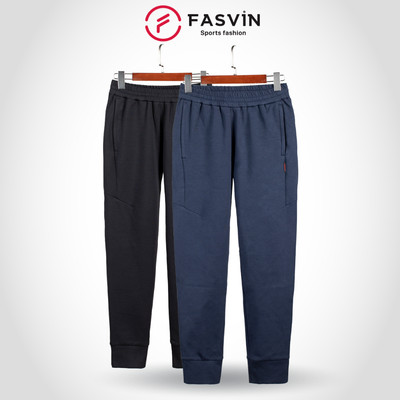 Quần Nỉ Xốp Nam Bo Gấu FASVIN DT24645.HN Vải có độ dày vừa phải nhẹ mềm ấm áp