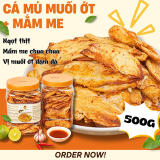 Cá Mú Nướng Muối Ớt Tasty 500G mặn mặn cay cay ngọt thịt cá càng nhai càng ngọt