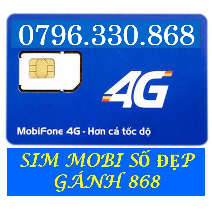 Sim mobi số đẹp, sim số đẹp sim trả trước 868
