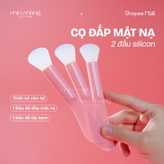 Cọ Quét Mặt Nạ, Đắp Mask, Lấy Kem Thiết Kế 2 Đầu Tiện Lợi, Chất Liệu Silicon Cao Cấp, An Toàn