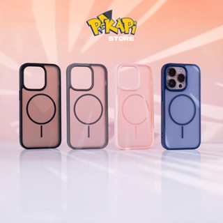 Ốp Lưng iPhone MATTE Lưng Nhám Mờ, Chống Mồ Hôi, Vân Tay, Chống sốc, Vòng Từ Tính - Pikapi