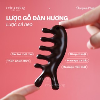 Lược Gỗ Đàn Hương Massage Da Đầu Loại Tốt, Giảm Đau Đầu Căng thẳng Giúp Thư Giãn Thông Kinh Mạch