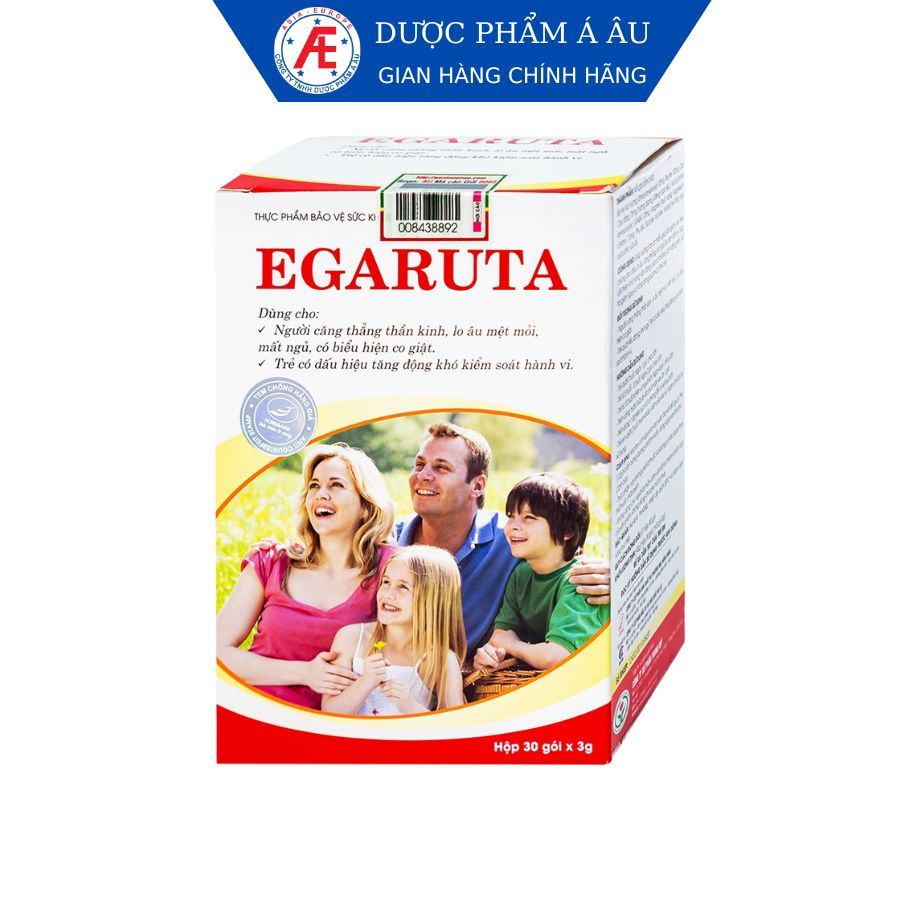 Cốm Egaruta hỗ trợ làm giảm các triệu chứng đau đầu, lo âu, căng thẳng, khó ngủ