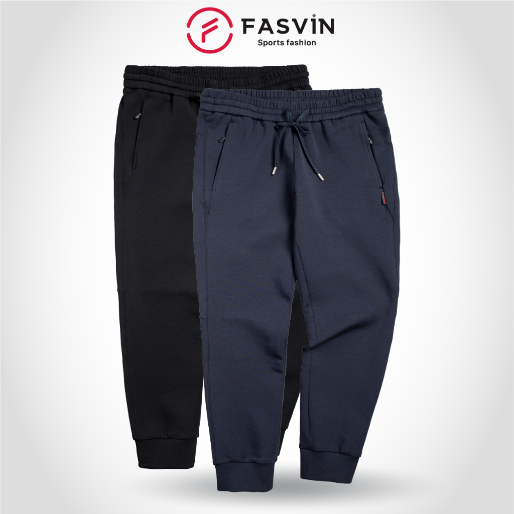 Quần Jogger Nam Big Size Fasvin DT24196.HN Vải Nỉ Mềm Mại Có Độ Dày Vừa Phải Hàng Nhà Máy