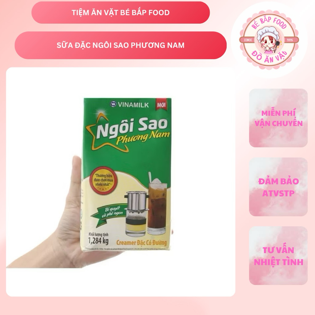 Sữa đặc Ngôi sao Phương Nam hộp giấy 1284g
