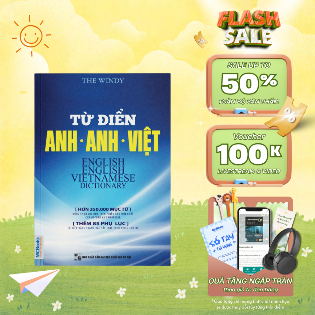 Sách - Từ điển Anh - Anh - Việt (bìa mềm) - Mcbooks Chính Hãng