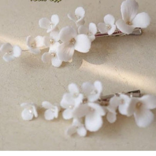 Hoa cài tóc cô dâu xinh HC1028