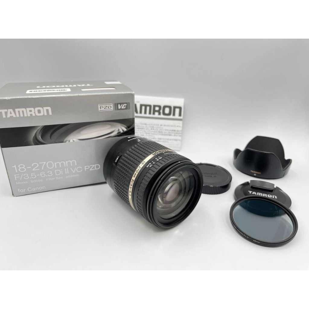 (đã bán) lens canon efs Tamron 18-270 vc cả hộp (kính hơi xấu 97%) - Ống kính Canon EF