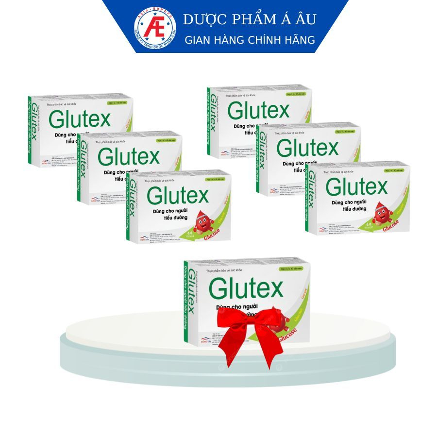 Combo Glutex (mua 6 tặng 1) dành cho người bị đái tháo đường, người có chỉ số đường huyết cao