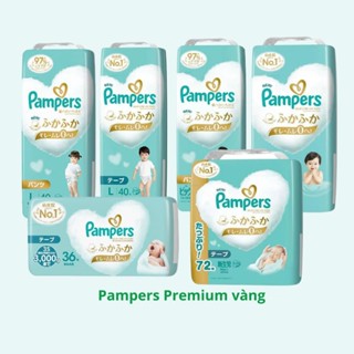 [Nội Địa Nhật] Tã PAMPERS Đêm JB/ Premium Vàng/ Xanh JB Đủ Size