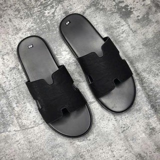  Dép Hm Nam Hàng Cao Cấp Dép Quai Ngang Hm Qoai Da Đế Cao Su  Chống Trơn 