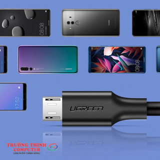 Cáp sạc USB 2.0 to Micro USB, Dài 1.5m, Đen - UGREEN 60137