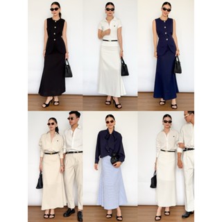  Chân Váy Linen Dáng Dài Đuôi Cá Nhẹ Casaline | 4252 | Lana Official 