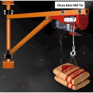 Khung Cẩu Xoay 360 Độ Tải Trọng 500kg Gắn Các Máy Tời Chuyên Dùng Để Lắp Đặt Trên Xe Ô Tô Nâng Hạ Hàng Hóa