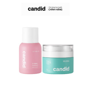 [Candid x Hannah Olala] Combo Cải Thiện Và Phục Hồi Làn Da Candid Retinol 1.0% 30ml & Kem Dưỡng B5 Cica 50ml