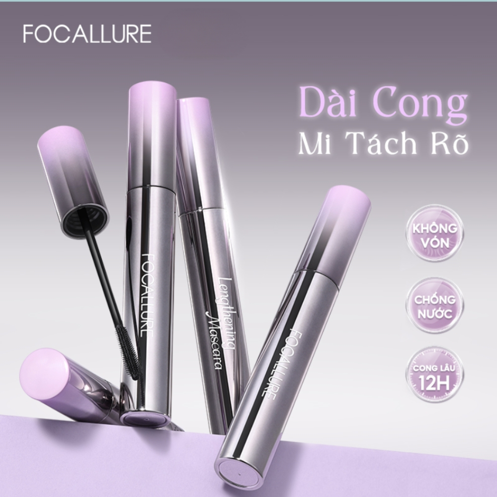 Ảnh 6 của Mascara FOCALLURE giúp chuốt lông mi dài và cong 3mm 6g FA-169