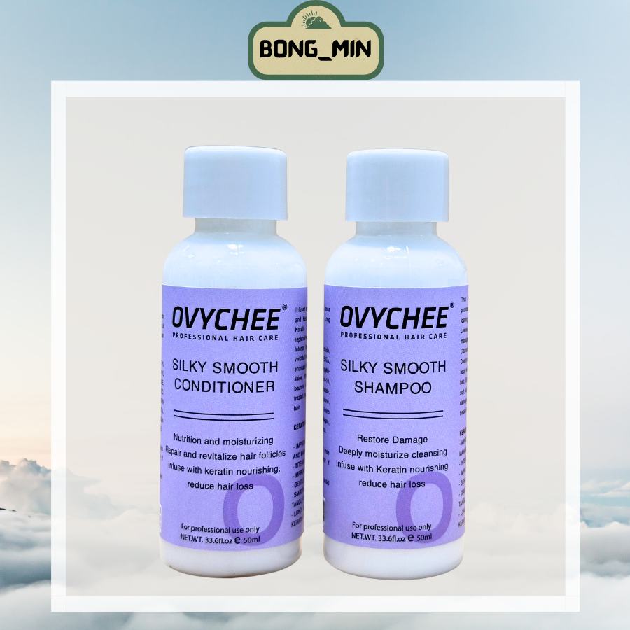 Dầu Gội Xả Ovychee Silky Smooth - Hỗ Trợ Phục Hồi Tóc, Dưỡng Ẩm và Giảm Rụng Tóc