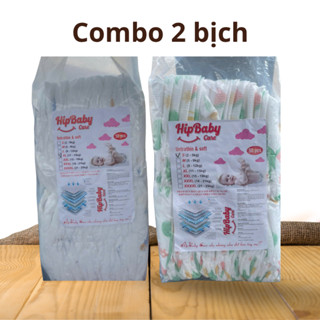 [HipBaby] Combo 2 bịch ( mỗi bịch 50 miếng) Bỉm/Tã Quần/Dán HipBaby đủ size S đến 3XL cho bé