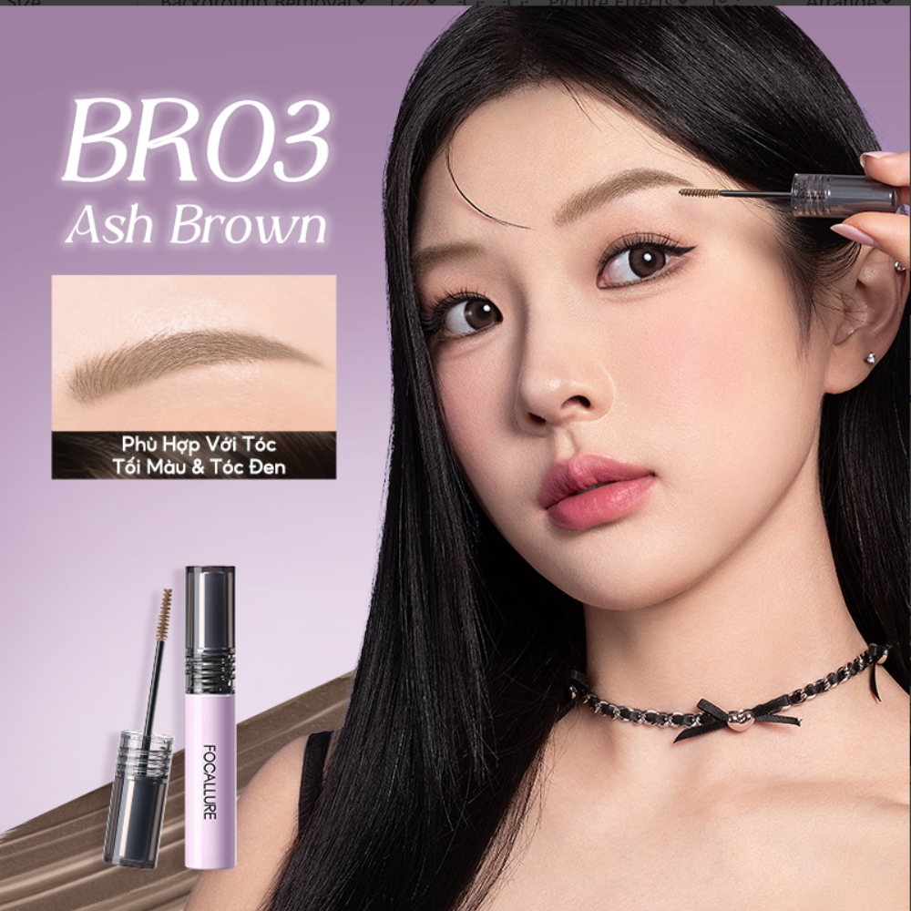 Ảnh 8 của Mascara FOCALLURE Chải Lông Mày Lâu Trôi Chống Thấm Nước FA-E58