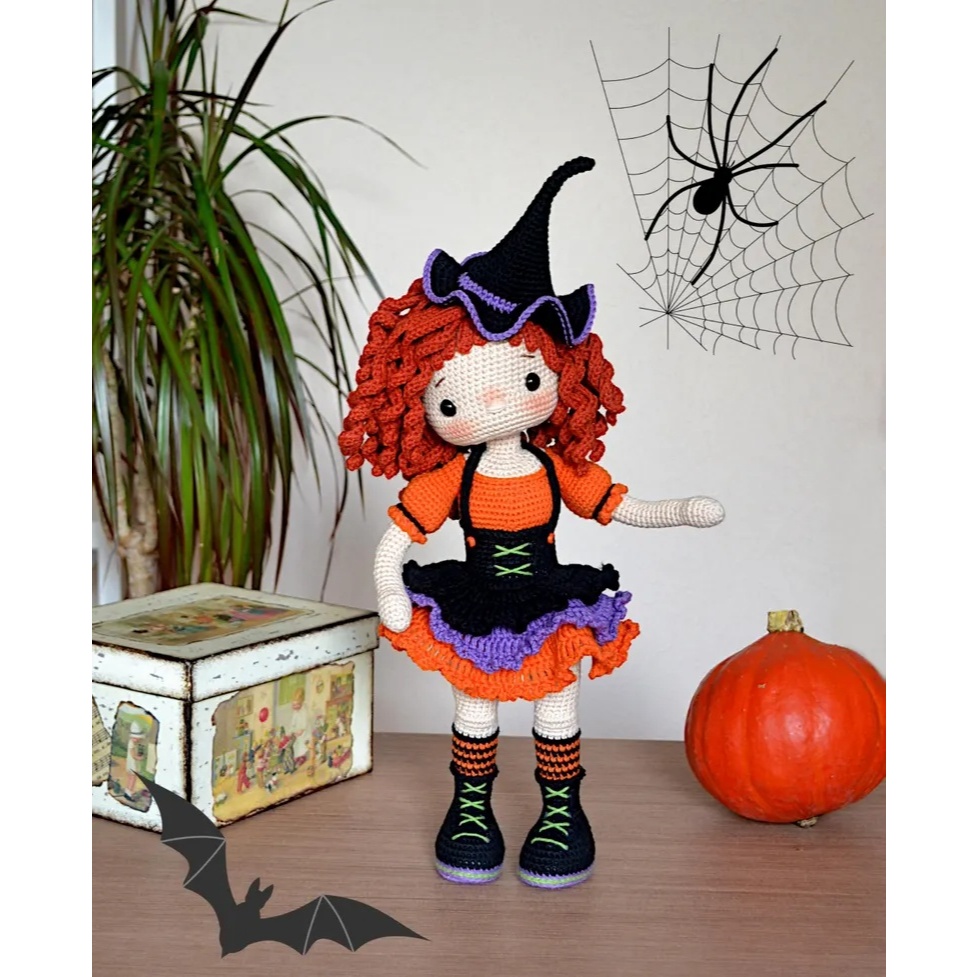 (File PDF) Chart móc len tiếng Việt búp bê phù thủy Lizzy