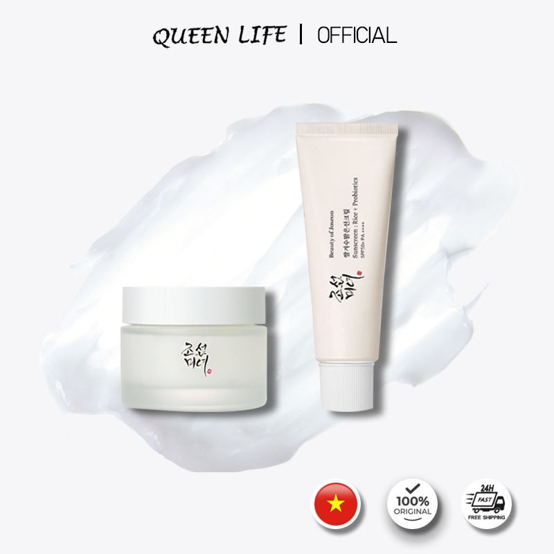 Beauty of Joseon Combo：Sunscreen+Cream,Dưỡng Ẩm Sâu,Chống Nắng Hiệu Quả,Phục Hồi Da Do Tia Sàng