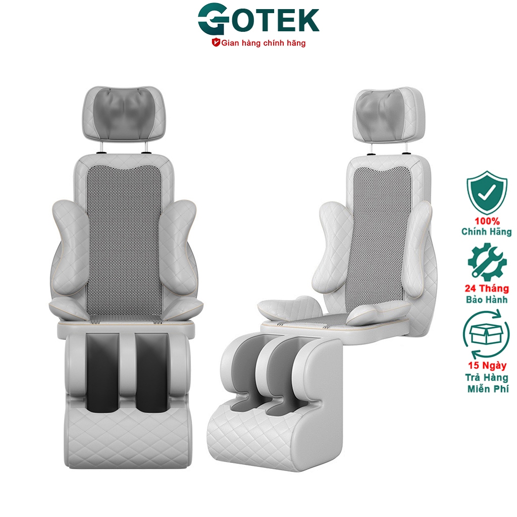 Ghế massage toàn thân đa năng GOTEK  AVS -F4 phiên bản mới bi lăn 10D sưởi nhiệt hồng ngoại