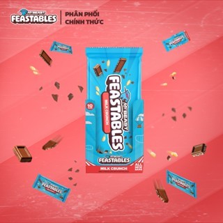 [Chính Hãng] Kẹo Socola Feastables MrBeast Phiên Bản Mới Vị Milk Crunch Thanh 60g