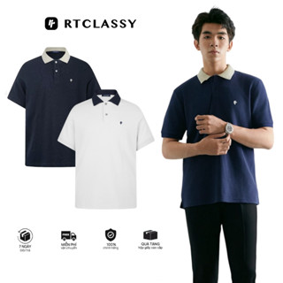 Áo Polo Phối Cổ RT CLASSY R3 Dáng Rộng Trẻ Trung Chất Cotton Pique Dày Dặn Thoáng Khí