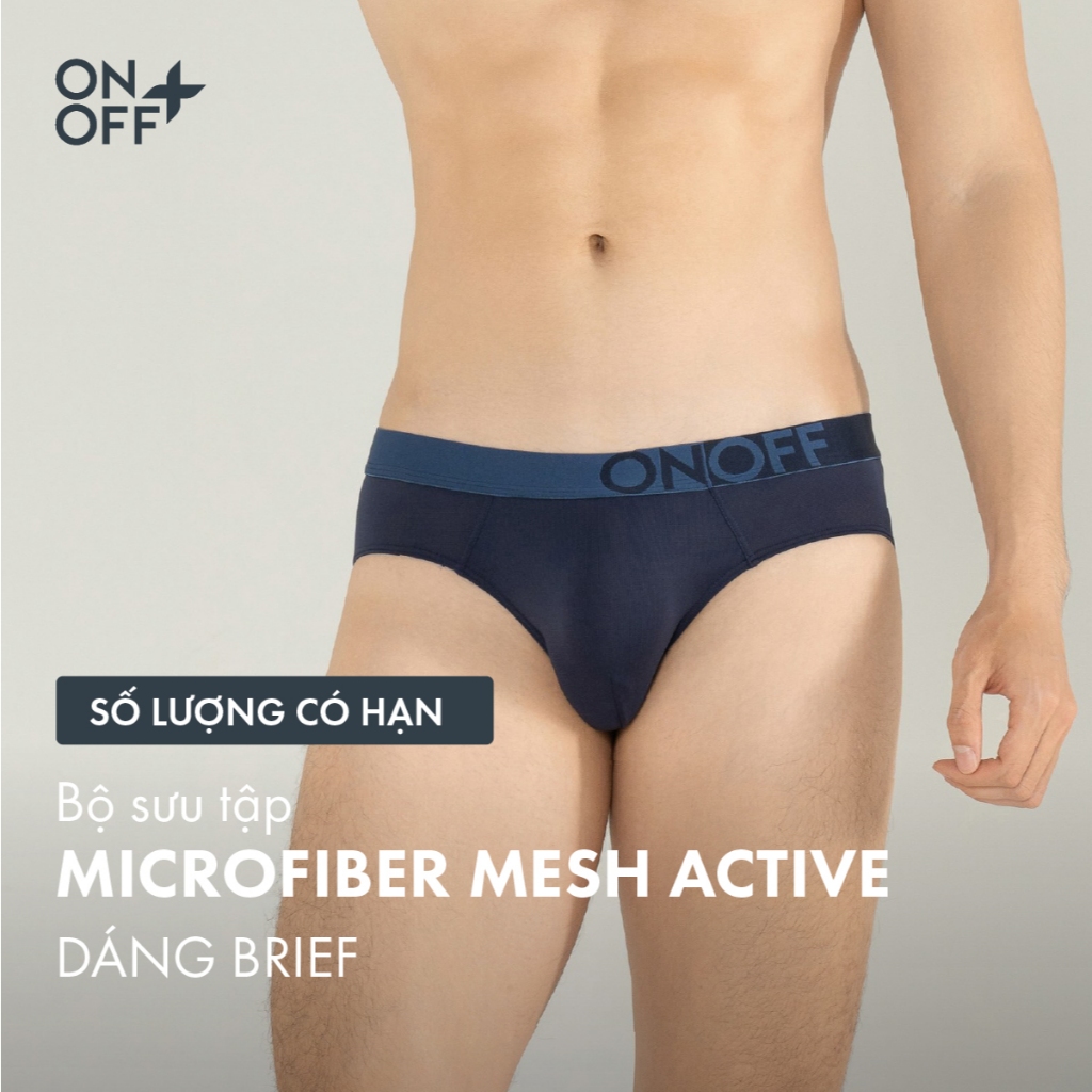 ONOFF TRAINING | Quần lót thể thao, tập luyện nam tam giác brief siêu nhẹ chỉ từ 30g Microfiber mesh