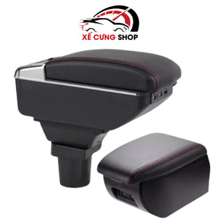  Hộp tỳ tay xe KIA MORNING cao cấp tích hợp 7 cổng sạc USB 
