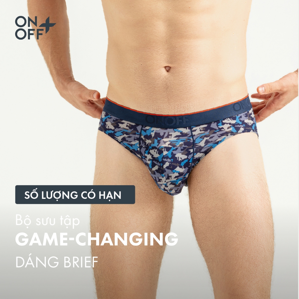 ONOFF TRAINING | Quần lót thể thao, tập luyện nam tam giác brief Pouch 3D Microfiber mesh tối ưu siê