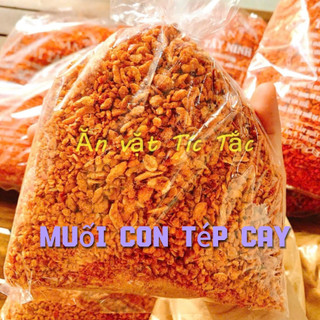  500G Muối Tép Nguyên Con Loại Đặc Biệt Cay Cay Thơm Ngon - Muối Tôm Tây Ninh Hạt To 