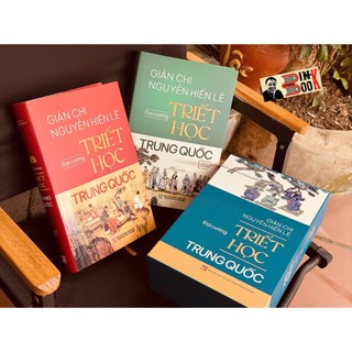 Sách - (Bìa cứng) Boxset 2 Cuốn Đại Cương Triết Học Trung Quốc - Giản Chi, Nguyễn Hiến Lê