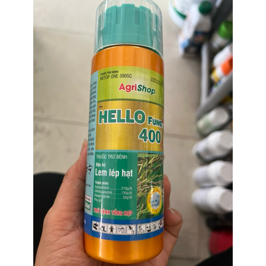 MITOP ONE 390SC hiệu HELLO FUNG 400  chai 240ml chuyên trừ nấm bệ.nh thế hệ mới