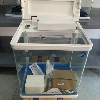 Bể đúc CR Q3320 - Bể cá cảnh mini, kính nguyên khối, đi kèm đèn lọc, phụ kiện