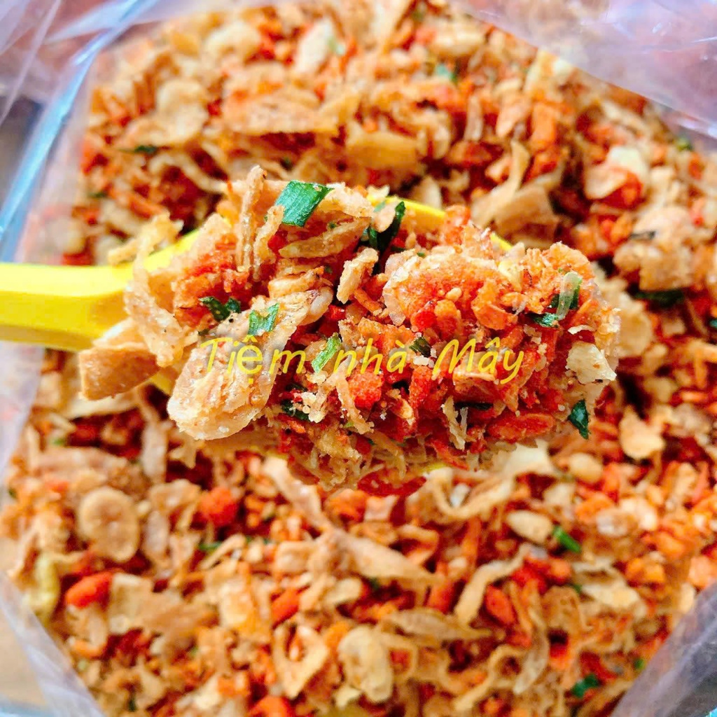 Muối Tép Hành Phi Tây Ninh - Muối Tôm Hành Phi Cay Cay Thơm Ngon 500G